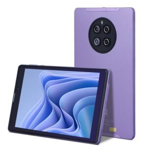 C Idea Android 12 Tablet 6GB Ram 256GB Rom Sim 5MP+8MP Dual Cameras With Capacitive Pen And Case CM815 (Purple)