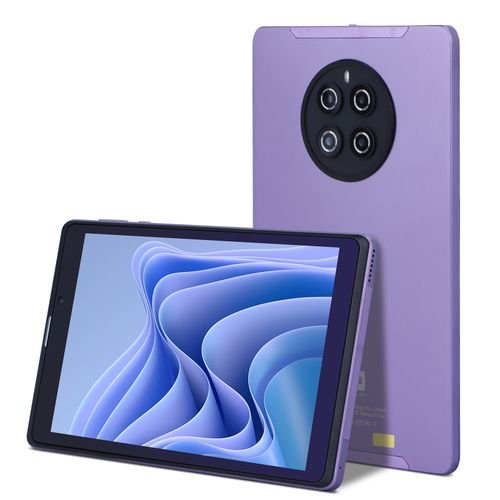 C Idea Android 12 Tablet 6GB Ram 256GB Rom Sim 5MP+8MP Dual Cameras With Capacitive Pen And Case CM815 (Purple)