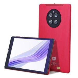 C Idea 8 Inches  Android 12 Tablet 6GB Ram 256GB Rom Sim 5MP+8MP Dual Cameras With Capacitive Pen And Case CM815 (Red)