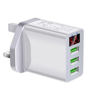 5V 3A Charger Head Digital Display High Compatibility For Apple Androids