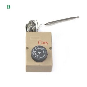 1PC Freezer Adjustable Dial -30 To 30 Celsius Capillary Thermostat AC 16A 250V NO NC -30-+30 Celsius