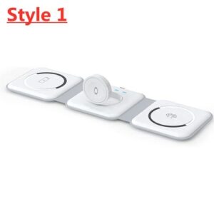 65W 3 In 1 Magnetic Wireless Charger Stand Foldable For