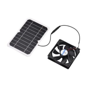 6W 5V Solar Panel With Fan Ventilator Chicken Coops Solar