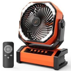 Camping Fan 20000mAh Air Circulators D12 Auto Oscillating