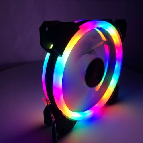Dc 12v Water Cooler Cooling Fans Led 120mm Solar Eclipse Pc