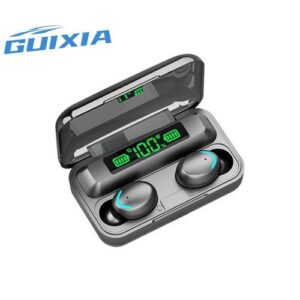 GUIXIA  F9 Wireless Headset Bluetooth Earphone True Bass With Power Banc