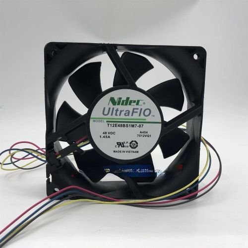 For T12E48BS1M7-07 A464 48VDC 1.45A 4-wire inlet fan