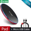 100W Fast Wireless Charger Pad For IPhone 14 13 12 11 Pro