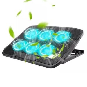 Laptop Cooler Pad RGB Gaming Cooler For 15.6 Inch