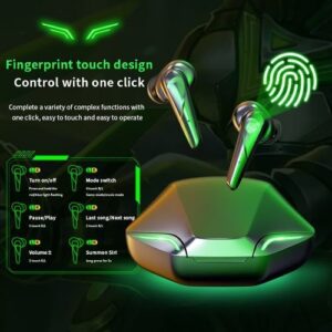 Bluetooth Headphones Ultra Low Latency Wireless Earphones Microphone Gaming Earbuds