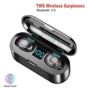 Fingerprint Wireless 5.0 Bluetooth Headset 8D Stereo Earbuds