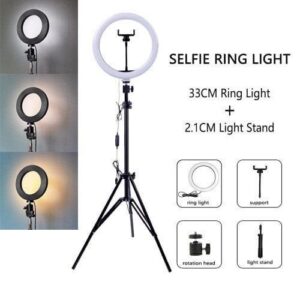 12" Inches Ring Light With Tripod Stand