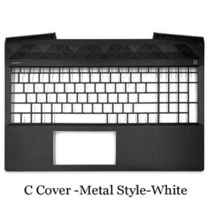 For HP Pavilion 15 15-CX CX0001la Gaming Laptop Top Case LCD Back Cover/Front Bezel/Hinges/Palmrest Keyboard Top Lower Case
