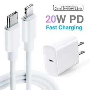 20W Original IPhone Charger USB Type C 7/8/X S/XR/12 PRO MAX