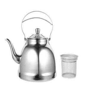1PC 2L Induction Cooker Kettle Stainless Steel Boiling Teakettle Water Tea Kettle Whistling Tea Kettle With Filter Screen