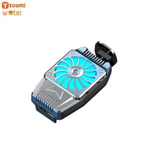 Bro Toumi H15 Portable Mobile Phone Game Cooler Cooling Fan Radiator-Silver