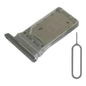 Dual Sim Card Tray Holder Replacement Card Slot For Samsung S21 Black