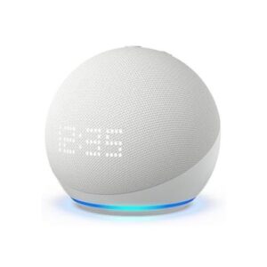 Echo Dot (5th Gen 2022) Smart Speaker With Clock - White