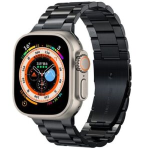 2024 Stainless Steel Smart Watch Ultra Bluetooth Call NFC Wireless Charging GPS Waterproof Business Men Smartwatch For Apple IOS