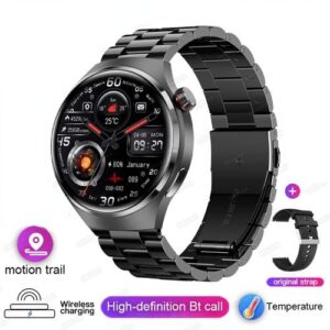 AMOLED Smartwatch Men Custom Dial Answer Call Sport Fitness Tracker Men Smart Watch 2023 NEW
