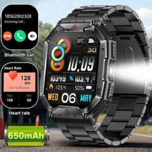 650 MAh Large Battery Smartwatch Men Compass GPS Motion Tracking Outdoor Smart Watch