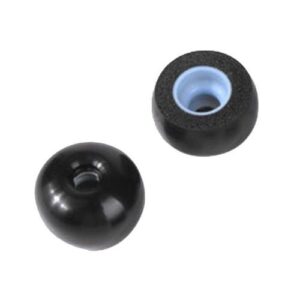 1Pair Earphone Tips Wireless Noise Reduce Memory Foam Black Ear Buds Tips For Jabra-Elite65T For Sony-WF-1000XM3