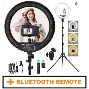 18 Inch Ring Light LED - Ring Light Stand EXTRA LARGE 45CM