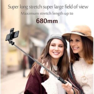 Bluetooth Wireless Selfie Stick Wih Foldable Tripod Stand
