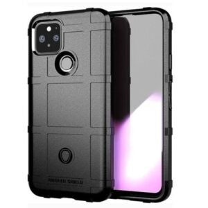 Google Pixel 5 Rugged Protective Back Case - Black