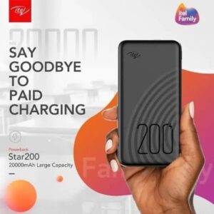 itel NEW 20000mAh Dual Input & Dual Output (Fast Charging) Power Bank