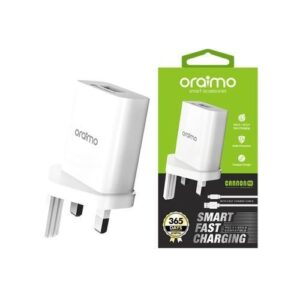 Oraimo CANNONPRO SMART FAST CHARGER WITH USB CABLE