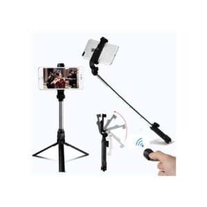 Bluetooth Remote Controller Hand-held Selfie Stick Tripod.