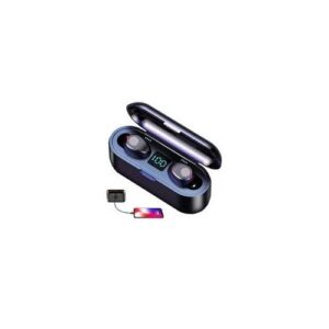 Air F9 Fingerprints Earbuds With Powerbank And Phone Holder
