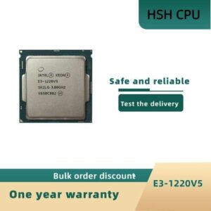 Intel Xeon E3~1220 v5 E3 1220v5 E3 1220 v5 3.0 GHz Quad~Core Quad~Thread CPU Processor 80W LGA 1151