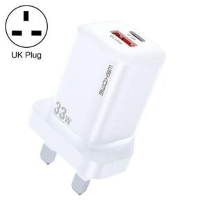 33W USBTypeC Fast Charger, UK PlugWhite