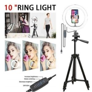 26cm LED Ring Light Tripod For Photography Video And Makeup
