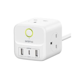 Oraimo PowerHub C 6-In-1 Smart Fast Charging High Security Small And Portable Power Expansion Cube