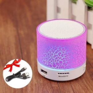 Bluetooth Speaker Player USB Radio Fm Mp3 Pink