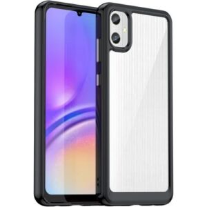 Case For Samsung Galaxy A05 Transparent PC Back TPU Bumper Case Cover