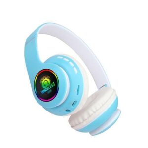 Headphone 66BT Foldable Bluetooth-compatible 5.0 Wireless-Blue