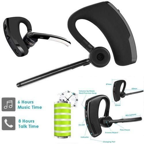 Business Bluetooth Earphone Noise Cancelling Voice Control Handsfree Wireless Headphone Sport Office Music Headset