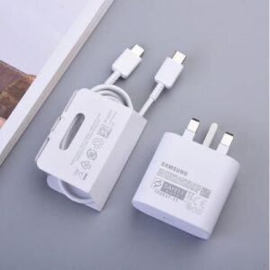 Galaxy USB PD 3.0 25W USB C To C Fast Charger (White)