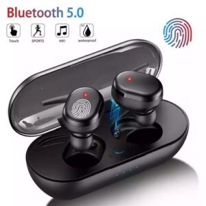 Fingerprint Touch BT 5.0 Earphones Wireless Stereo Headphone