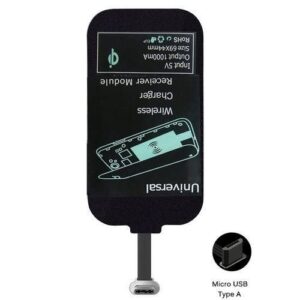 For Andriod Type AMicro USB Type C Universal Fast Wireless Charger Adapter For Samsung Huawei For IPhone For Android Qi Wireless Charging Receiver GRE
