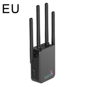 1200Mbps Mini Gigabit Wifi Router Dual Band 5G Wifi Repeater  bla KEU