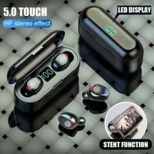 F9 Wireless EarBuds With Dual Microphone For IPhone /Androi