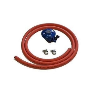 Gas Regulator, 5 Yards Hose, With Holding Pin