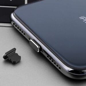 2pcs 8 Pin Charging Port Metal Anti-Dust Plug For IPhone