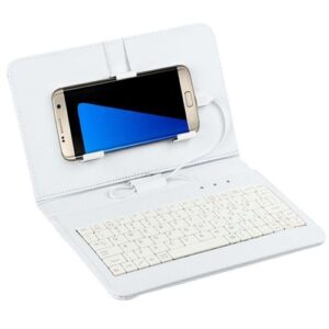 General Wired Keyboard Flip Holster Case For Andriod Mobile Phone