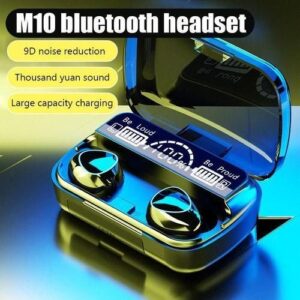 High Quality M10 Bluetooth Wireless Music Headphones LED Display Touch Headphones